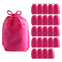 부직포 복주머니 더스트백 12 x 15 cm 25p, 핫핑크, 1개