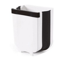 접이식 문에 거는 쓰레기통 화이트 대, 1개