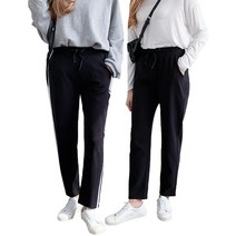 헤이진 두줄 무지 트레이닝 밴딩팬츠 2종 세트
