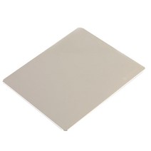 스데스 알류미늄 마우스패드 18 x 16 cm, 실버, 1개