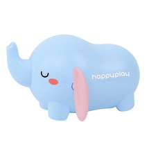 해피플레이 헤엄치는 아기코끼리 목욕놀이완구 10 x 5.5 cm, 블루