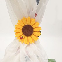 루비코코 해바라기 커튼집게 8cm, 클립, 2개