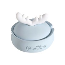모모 천사 날개 뚜껑 재떨이, 스카이 블루, 1개, 1개