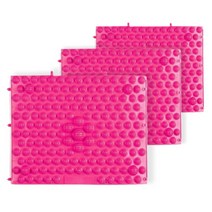 비제스코 발바닥 건강 마사지 지압 매트 VIV-B2, 핑크, 3개