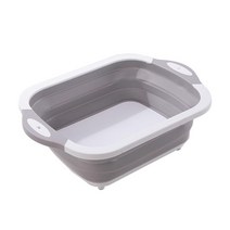 나야스타일 캠핑 접이식 설거지 통 QN-148, 그레이 화이트, 1개