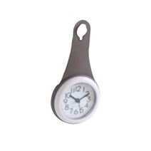 아리아즈 욕실 주방 미니 벽시계, 그레이