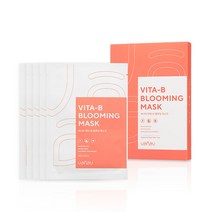 바나브 비타 비 블루밍 마스크팩, 5개입, 1개