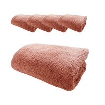 마이펫 극세사 펫타올 5p, 초코