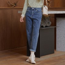 클라비스 여성용 세미배기 데님