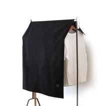 코튼 드레스룸 행거커버 블랙, 1개입, 1개