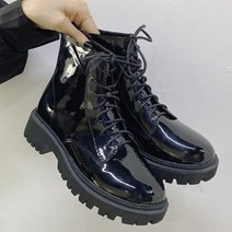 여성용 수롤리 레이스업 워커 부츠