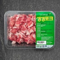 생생포크 무항생제 인증 1등급 목심 찌개용 (냉장), 500g, 1개