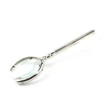 미화부장 골동품 스타일 휴대용 돋보기 70mm, 01 실버, 1개
