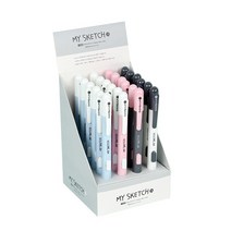 쓰임앤끌림 마이 스케치 샤프 2B 4종 x 6p 세트, 1세트, 1.8mm