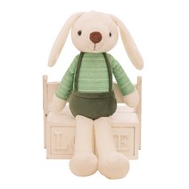 네이처타임즈 귀여운 토끼 인형, 그린, 50cm
