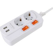 뉴빌레 USB 개별 멀티탭 2구, 3m