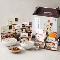 본죽 베스트 냉장 전복죽 3팩 + 쇠고기죽 3팩 + 쇠고기 장조림 2팩 선물세트, 1세트