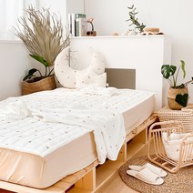 돗투돗 싱싱올리브 인견 쿨 패드, 아이보리