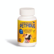 펫피더스 강아지 판크레아틴 함유 견체공학 효소 발효 유산균 췌장 영양제 60g, 1개