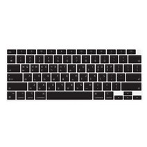 카라스 삼성 노트북7 15 NT750XBE / NT750XBV 지문인식키뚫림 칼라 글자 키스킨, BLACK, 1개
