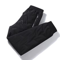 타니 남성용 기모 패딩 바지 시보리