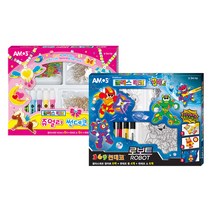 아모스 글라스데코 쥬얼리 팝아트 세트, 혼합색상, 1세트