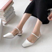 아젠트 둥근코 메리제인 스트랩 플랫슈즈 SHE6061