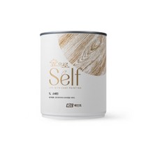 KCC페인트 숲으로셀프 스테인 화이트 1L, 1개