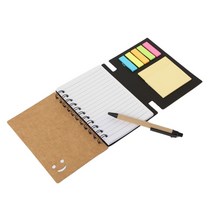 트리 아트스케치 스마일 볼펜 수첩, 블랙(수첩), 랜덤발송(볼펜심), 1개