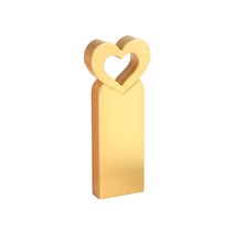 뮤스트 하트 USB 메모리 2.0 골드, 64GB