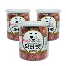 닥터펫 강아지 소고기 슬라이스 통 훈련간식 200g, 3개