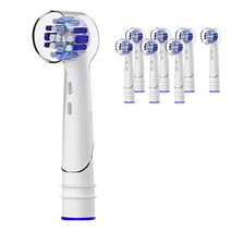 바른이케어 오랄비 전동칫솔 호환용 전동칫솔모 8p, 1개, EB20P