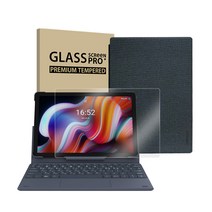 태클라스트 APEX 태블릿PC U10PRO + 도킹 키보드 + 강화유리필름 + 커버 케이스 세트, 그레이(태블릿 PC), 블랙(케이스), 64GB