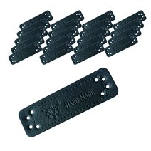 순잠 베이직 유니크 핸드메이드 인조가죽 라벨, 20개, 4