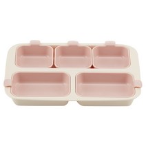네스틱 원플레이트 유아식판, 바닐라핑크, 플레이트 +볼 5p