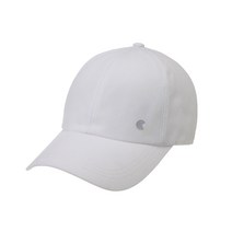 클리브랜드 여성용 면소재 홀로그램 벅스로고 골프 캡모자 CGWCP227020, 화이트