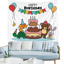 페이토 생일 축하 파티룸 배너 현수막, A02