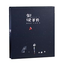 리빙홈디테일 이쁜 디자인 가족 포토앨범 36.2 x 35.2 x 6.5 cm, 세월, 60매