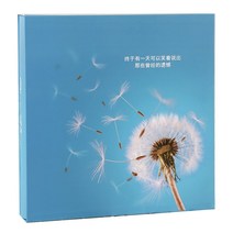 리빙홈디테일 이쁜 디자인 가족 포토앨범 36.2 x 35.2 x 6.5 cm, 민들레, 60매