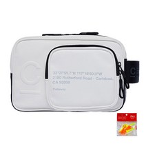 캘러웨이 남성용 씨 스포츠 파우치백 + 마야골프티 세트, 화이트(파우치백)