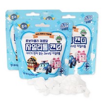 로보카폴리 제로당 자일리톨 캔디 40g, 3개