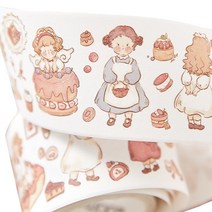 온업 DIY 다이어리 꾸미기 캐릭터 테이프 스티커 35 x 350 mm ST20, 1개, 타입 6