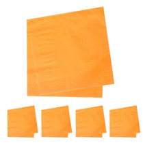 파티쇼 칼라 냅킨 20p, 오렌지, 5개