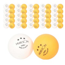경기연습용 탁구공 2종 x 50p 세트, 1세트, 화이트, 오렌지