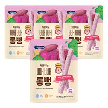베베쿡 처음먹는 빼빼롱뻥 30g, 자색고구마, 4개