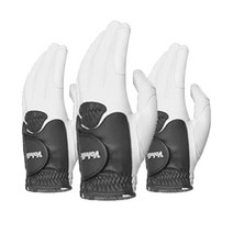 볼빅 남성용 VAIB 합피 칼라 골프장갑 왼손 3p, 화이트