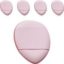 미니맥시 계란형 쿠션 퍼프, 5개, 핑크