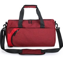 위더홈 지퍼 포인트 스포츠 더플백, 레드