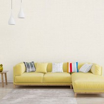 KGS금강 올준 황동 접착식 항균 단열벽지, 타탄 골드베이지