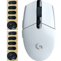 로지텍 G304 LIGHTSPEED 게이밍 무선 마우스 M-R0071   마우스 피트 2p, M-R0071(마우스), 화이트(마우스)